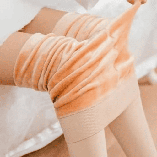Thermal Fleece Leggings – Skin Tone Winter Tights