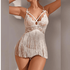 Arabian Premium Fringe Lingerie Set | Elegant Tassel Night Wear for Women