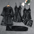 Royal Bridal 5 PC Silk Night Wear Set – Women’s Luxury Satin Sleepwear Set  Short Description: