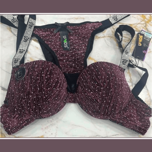 Victoria Secret Moon Light Padded Pushup Wired Bra Set | Premium Lace Lingerie Set for Women