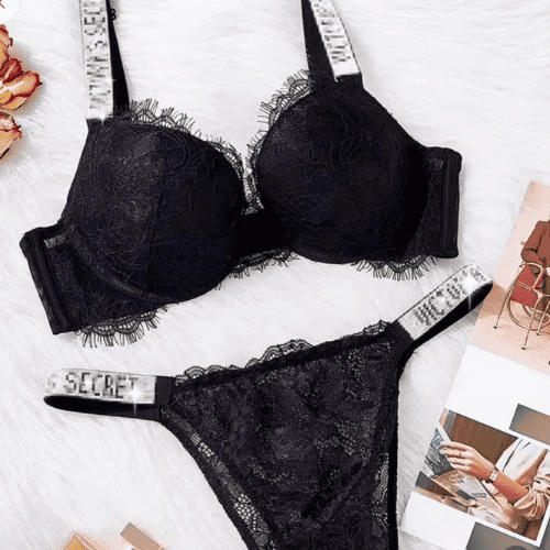 Victoria Secret Padded Pushup Wired Bra Set | Elegant Supportive Lingerie Set for Women
