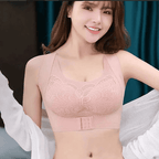 Floral Seamless Posture Corrector Bra | Wireless Support Bra for Women