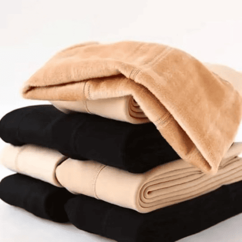 Thermal Fleece Leggings – Skin Tone Winter Tights