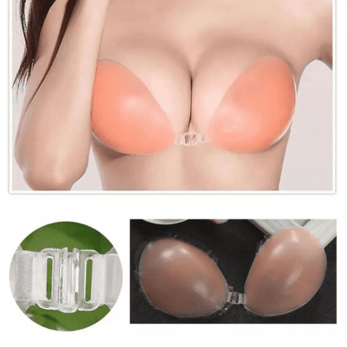 Silicon Invisible Bra | Strapless Push Up Cleavage Enhancing Bra for Women