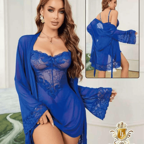Two-Piece Net Lingerie Set