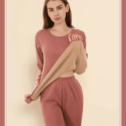 Thermal Suit With Full Sleeves – Women’s Winter Innerwear Set