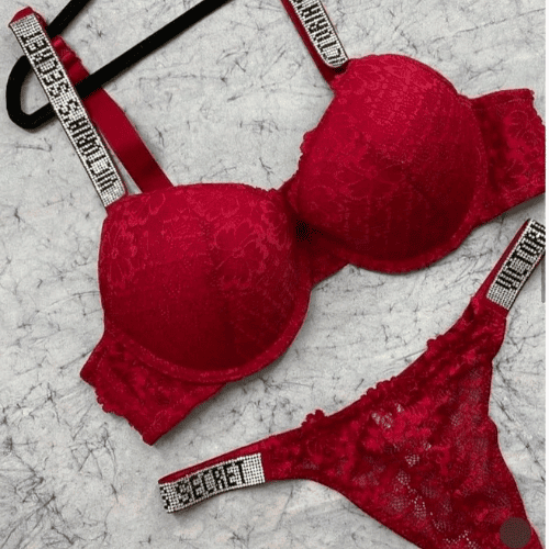 Victoria Secret Padded Pushup Wired Bra Set | Elegant Supportive Lingerie Set for Women