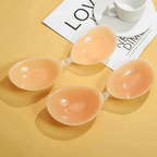 Silicon Invisible Bra | Strapless Push Up Cleavage Enhancing Bra for Women