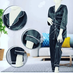 Silk Two Hearts PJ Set | Luxury Satin Night Suit for Women