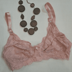 Galaxy Soft Net Wireless Floral Lace Bra