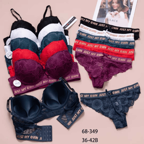 Just My Own Padded Lace Lingerie Set